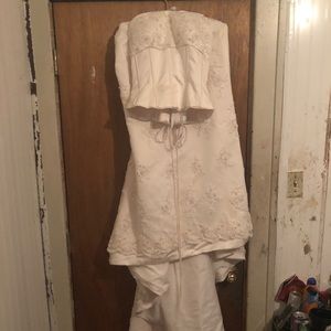 Two piece wedding dress